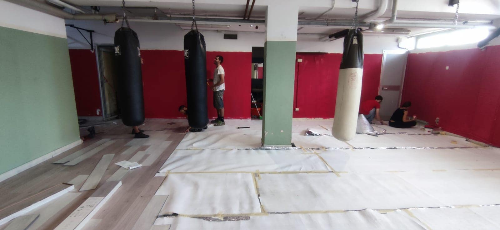Lavori in palestra